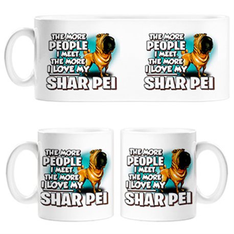 Taza I love my Shar Pei raza perro