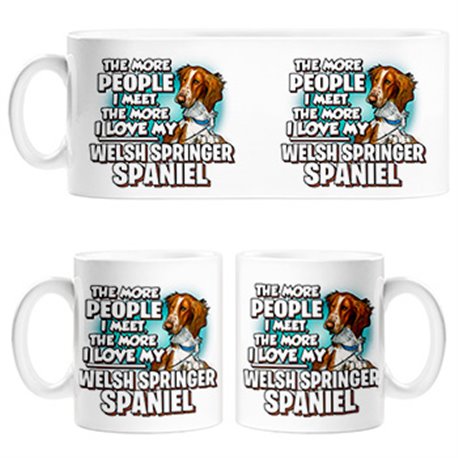 Taza I love my Welsh Springer Spaniel raza perro