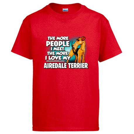 Camiseta I love my Airedale Terrier raza perro