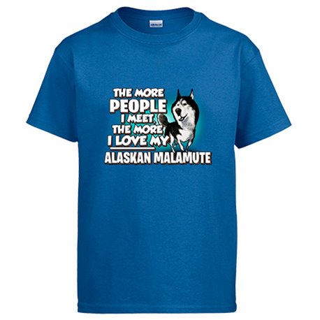 Camiseta I love my Alaskan Malamute raza perro