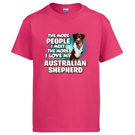 Camiseta I love my Australian Shepherd raza perro