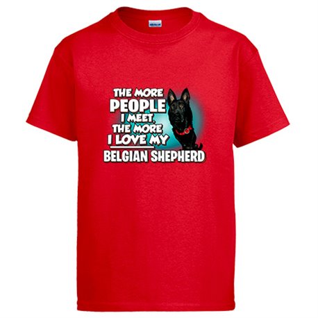 Camiseta I love my Belgian Shepherd raza perro