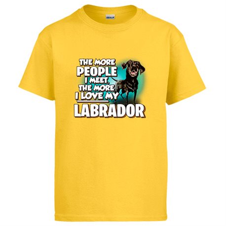 Camiseta I love my Black Labrador raza perro
