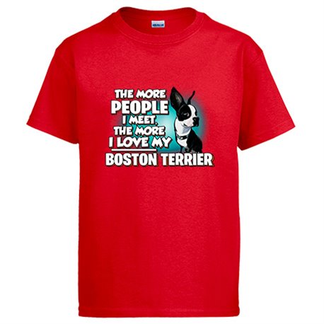 Camiseta I love my Boston Terrier raza perro