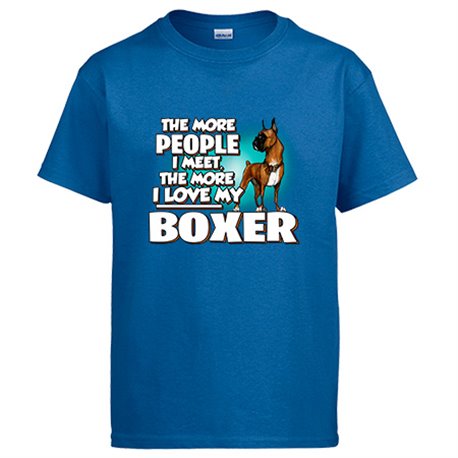 Camiseta I love my Boxer raza perro