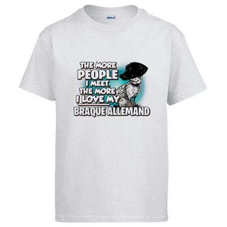 Camiseta I love my Braque Allemand raza perro