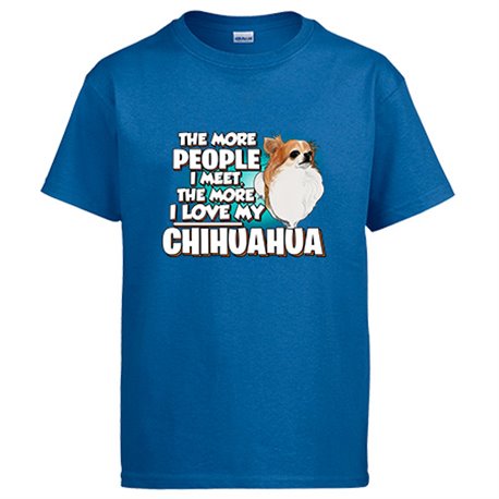 Camiseta I love my Chihuahua long hair raza perro