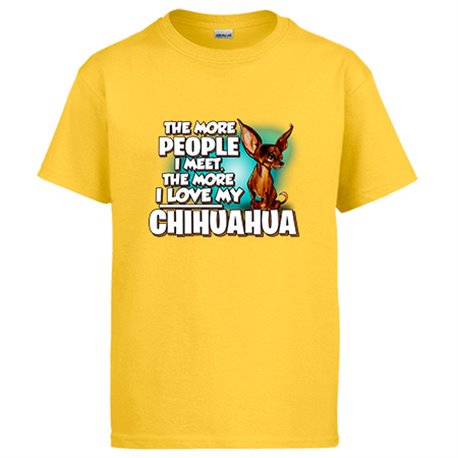 Camiseta I love my Chihuahua mascota raza perro