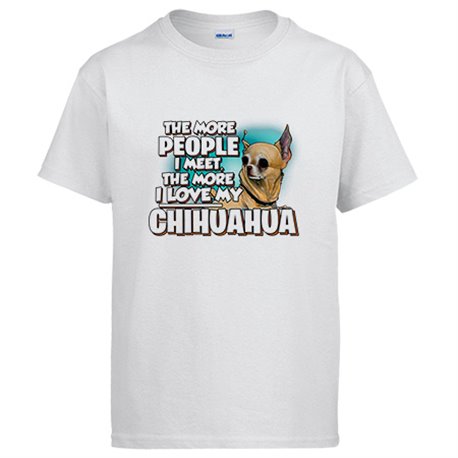 Camiseta I love my Chihuahua raza perro
