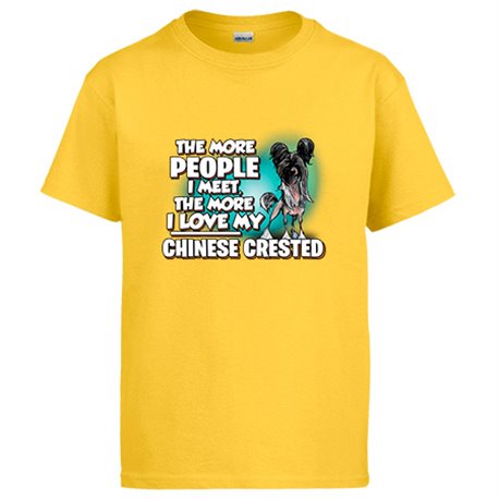 Camiseta I love my Chinese Crested mascota raza perro