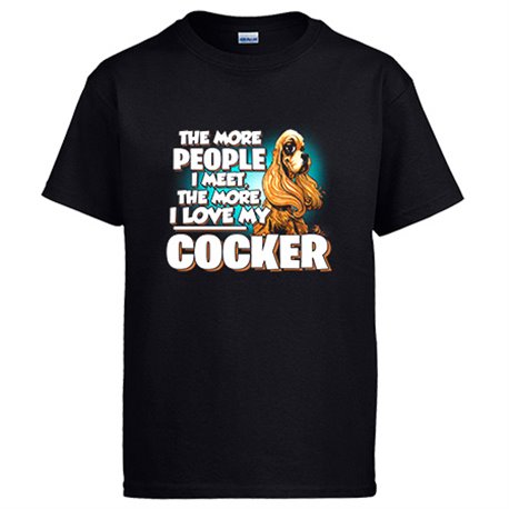 Camiseta I love my Cocker Spaniel raza perro