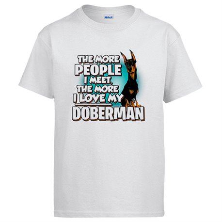 Camiseta I love my Doberman raza perro