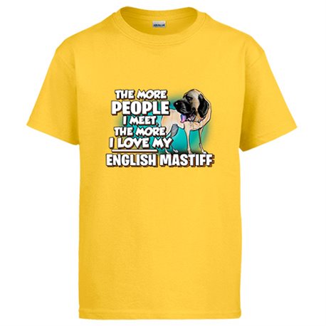 Camiseta I love my English Mastiff Mastín raza perro