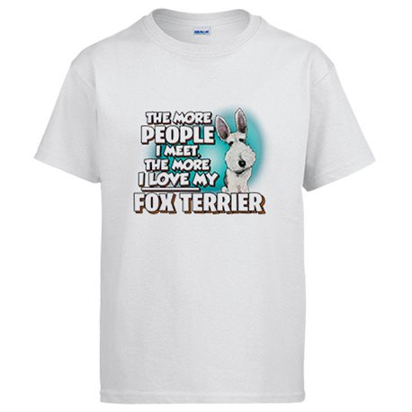 Camiseta I love my Fox Terrier raza perro