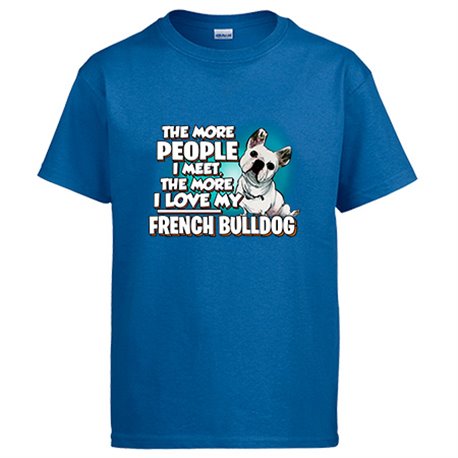 Camiseta I love my French Bulldog raza perro