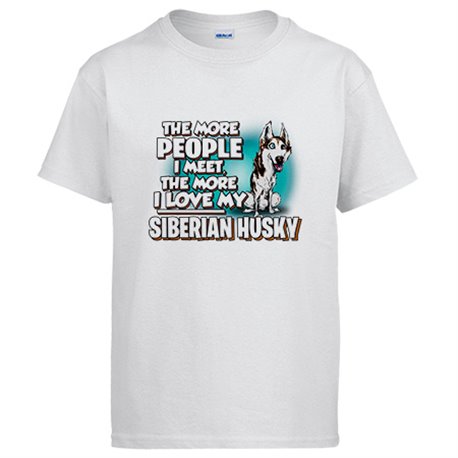 Camiseta I love my Husky Siberiano raza perro
