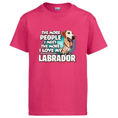 Camiseta I love my Labrador raza perro