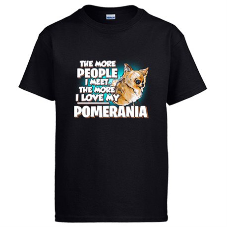 Camiseta I love my Pomerania mascota raza perro