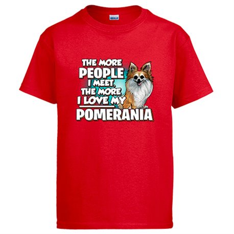 Camiseta I love my Pomerania raza perro