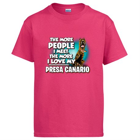 Camiseta I love my Presa Canario raza perro
