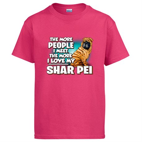 Camiseta I love my Shar Pei mascota raza perro