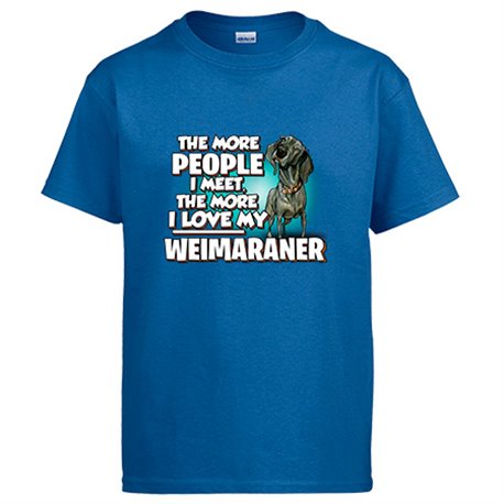 Camiseta I love my Weimaraner mascota raza perro