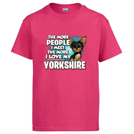 Camiseta I love my Yorkshire Terrier raza perro