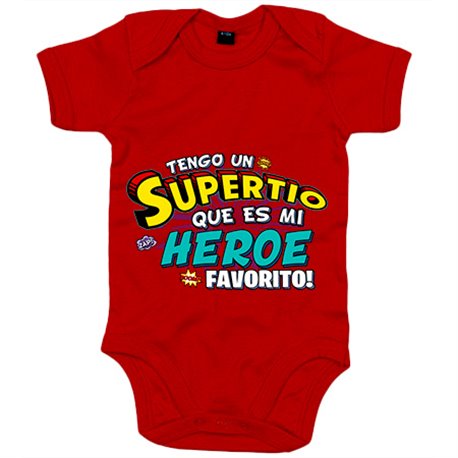 Body bebé tengo una Supertío que és mi héroe favorito regalo para Tío