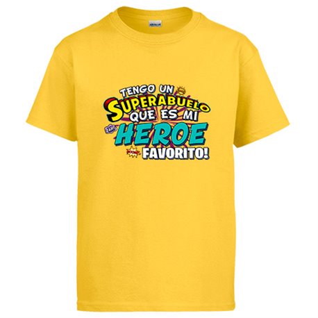 Camiseta tengo un Superabuelo que és mi héroe favorito regalo para abuelo
