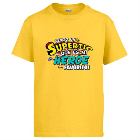 Camiseta tengo un Supertío que és mi héroe favorito regalo para Tío