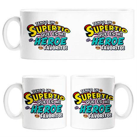 Taza tengo una Supertío que és mi héroe favorito regalo para Tío