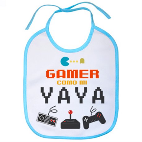 Babero Gamer como mi yaya