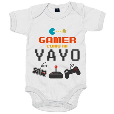Body bebé Gamer como mi yayo