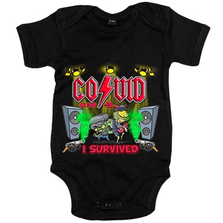 Body bebé parodia ACDC on Tour I survived Covid 19