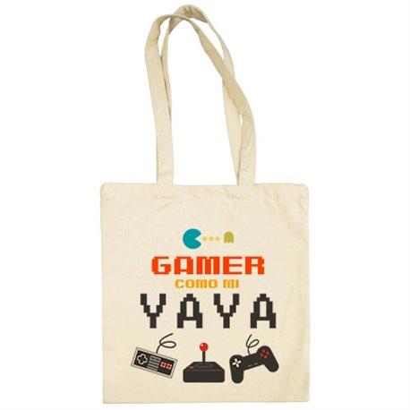 Bolsa de tela Gamer como mi yaya