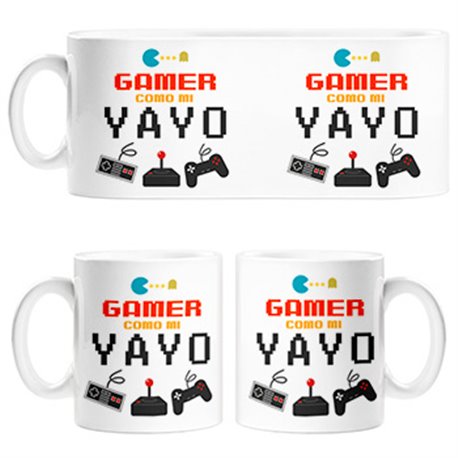 Taza Gamer como mi yayo