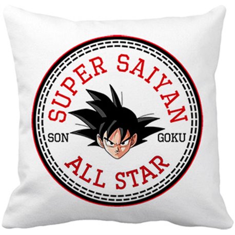 Cojín con relleno parodia Super Saiyan All Star
