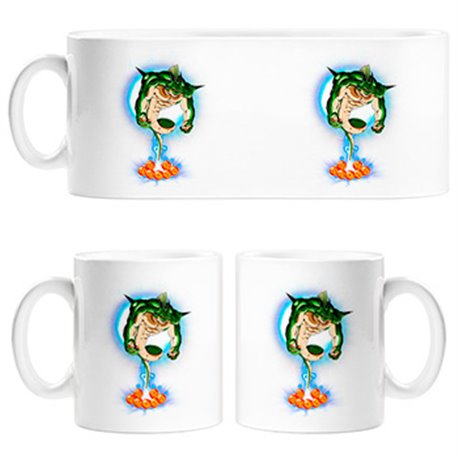 Taza ilustración Shenron concediendo deseos
