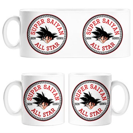 Taza parodia Super Saiyan All Star