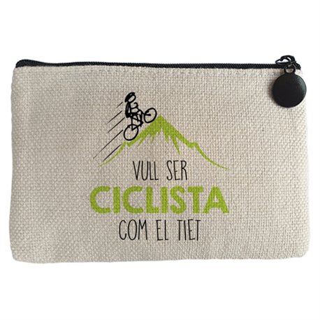 Monedero Vull ser ciclista com el tiet
