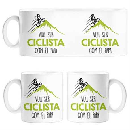 Taza Vull ser ciclista com el papa