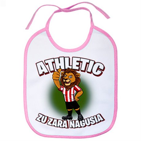 Babero parodia del león de Bilbao la mascota de fútbol