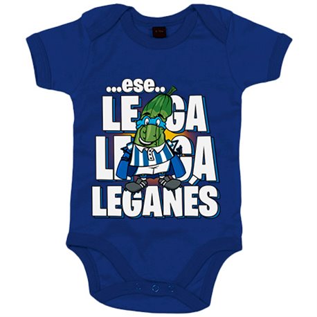 Body bebé parodia de súper pepino la mascota de fútbol de Leganés