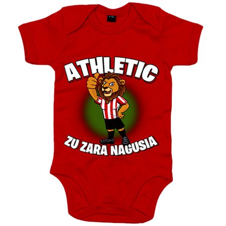 Body bebé parodia del león la mascota del Athletic