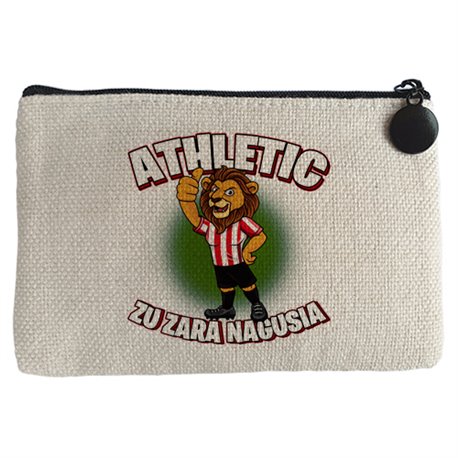 Monedero parodia del león de Bilbao la mascota de fútbol