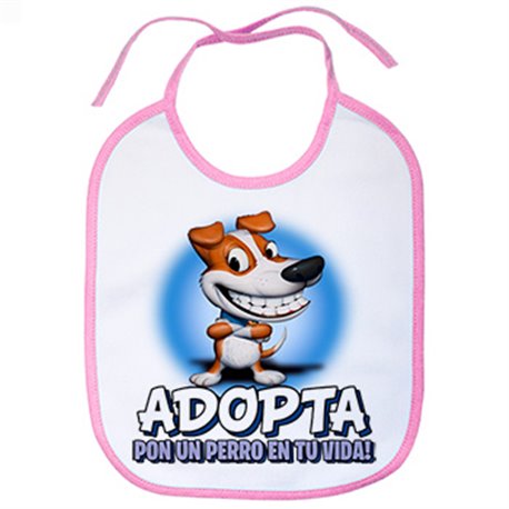 Babero adopta por un perro en tu vida