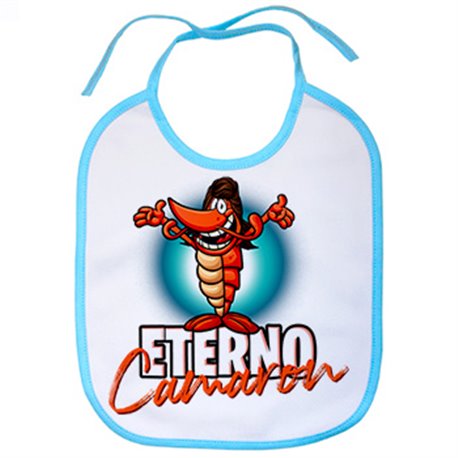 Babero ilustración parodia divertida eterno camarón el crutáceo