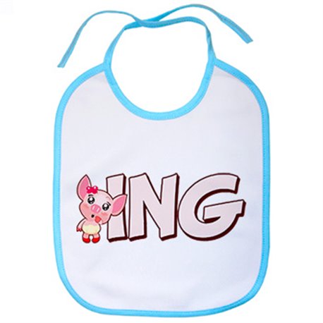 Babero oing cerdita divertida