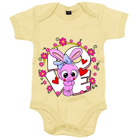 Body bebé Love conejita amorosa