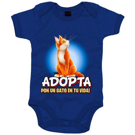Body bebé adopta pon un gato en tu vida